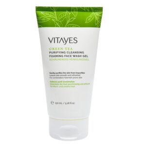 Yüz Temizleme Jeli Yağlı Akne Siyah Noktaya Yatkın Ciltler Için Yeşil Çay Özlü Köpük Yüz Yıkama Jeli