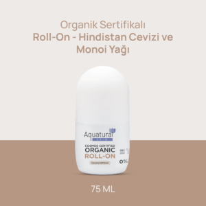 Organik Roll On Hindistan Cevizi & Monoi Yağı (75 ml)