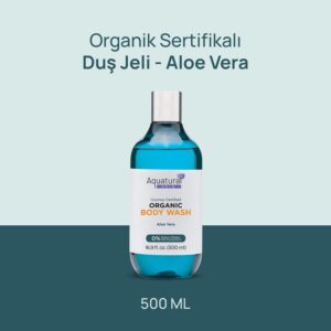 Organik Duş Jeli - Aloe Vera (500 ml)