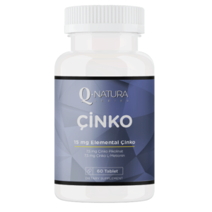 Çinko ( ZİNC ) 60 Tablet (7,5 mg Çinko Pikolinat 7,5 mg Çinko L-Metionin)