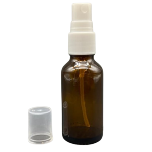 Lugol (Iyot) Sprey Kullanımı Için Cam Şişe ve Sprey Başlık Takımı