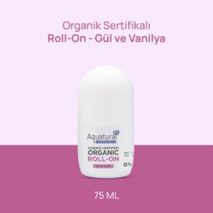 Organik Roll On Gül & Vanilya (75 ml)
